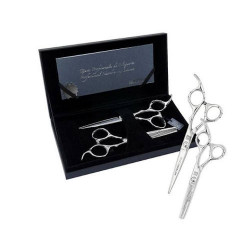 set tijera de corte y de entresacar artero 6''.