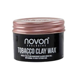tobacco clay wax peinado perfecto con + volumen novon 100ml