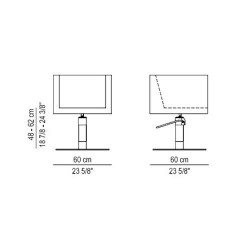 sillon cube base cuadrada