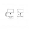 sillon cube base estrella