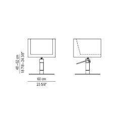 sillon cube base redonda