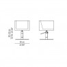 sillon cube base redonda