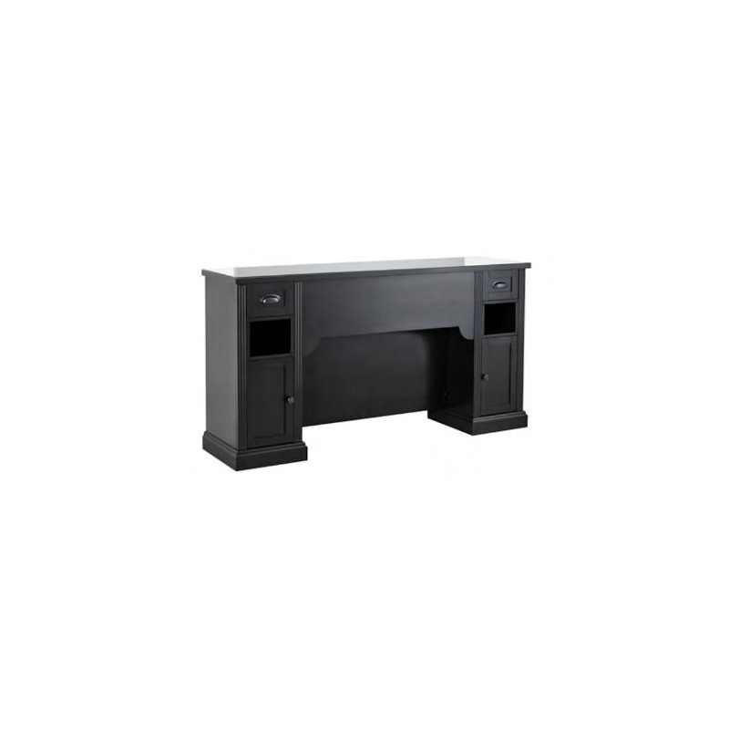 Mueble bajo 4b con ceramica, Mueble bajo tocador barberia 4b