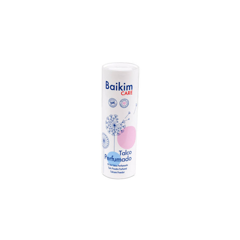 polvo de talco baikim care perfumado