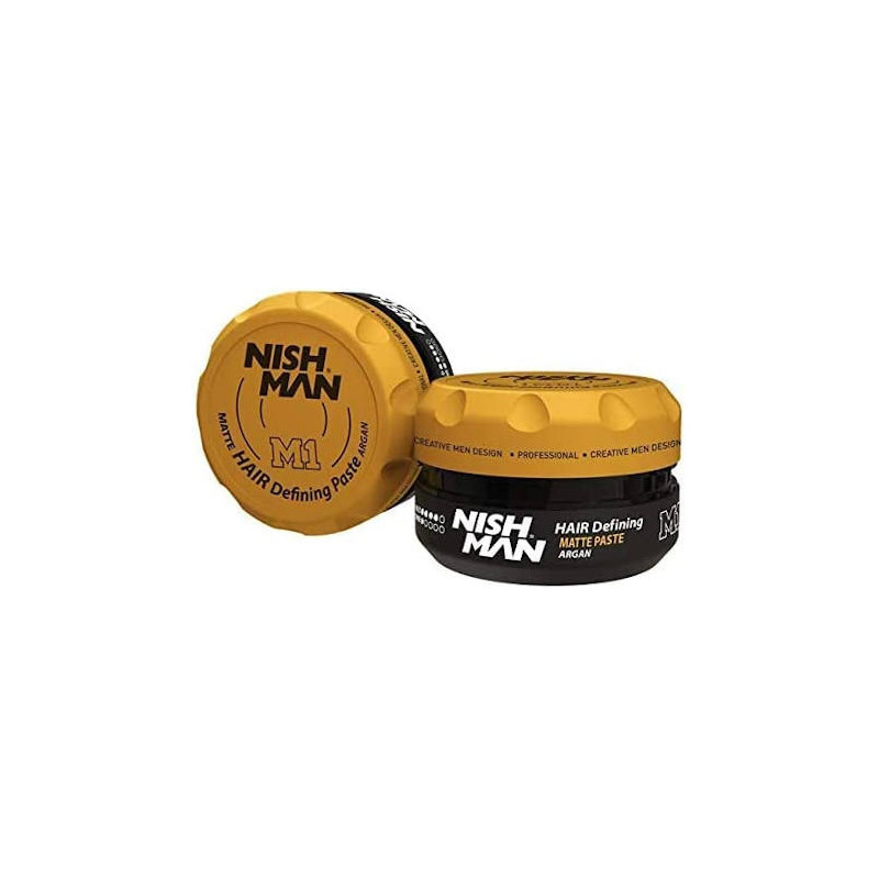 NIN 45,  Nishman M1 pasta matificante cabello con argan 100ml