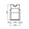 Lavacabezas TopWash Eco Basic 1P|Nelson Mobilier