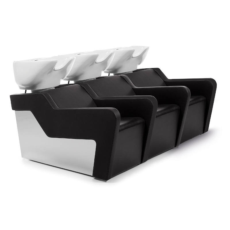 Lavacabezas TopWash Chrome Eléctric 3 puestos | Nelson Mobilier