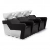 Lavacabezas TopWash Chrome Eléctric 3 puestos | Nelson Mobilier