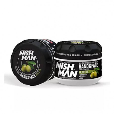 crema manos y cara olive oil hidratante y refrescante 300 ml Nishman