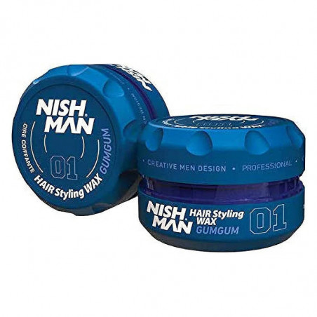 NIN 100-01 - NIN 01, Cera Nishman 01 hair styling wax gumgum 150 ml