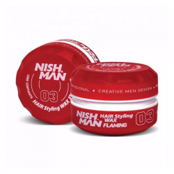 nishman wax 03 cera gel para el cabello del hombre