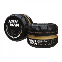 nishman gel wax hair styling gold one 07