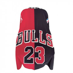 capa de corte blessed roja y negra bulls 23