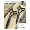 BLD BLSC-4008 ORL 09160, tijera de esculpir starter negra con estuche de madera