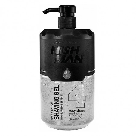 gel de afeitar 4 fresh active nishman 1000 ml con dosificador