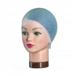 gorro de silicona extensible color azul