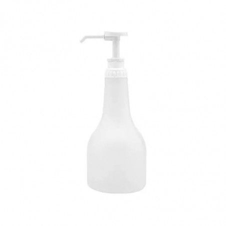 Botella dispensadora de 500ml plástico blanco