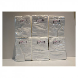 pack 6 paquetes de 100 uds toallas spunlace 20 x30 cm