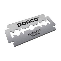 dorco blue cuchillas 100 medias stainless tecnología hq