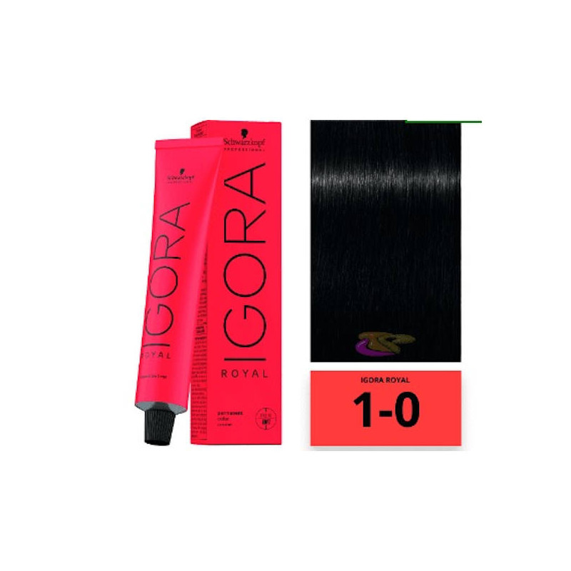 Tinte Igora Royal 60ml color 1/0 Schwarzkopf