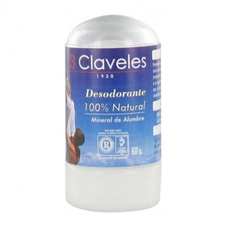 Desodorante 100% Natural Piedra de Alumbre 60 g
