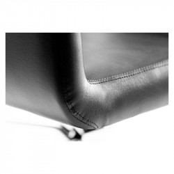 Sillón de tocador Quiff square base cuadrada black dut