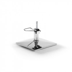 DUT 1500115321, sillón tocador quiff square base cuadrada cromada brillante