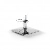 DUT 1500115321, sillón tocador quiff square base cuadrada cromada brillante