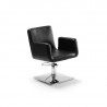 DUT 1500115321, sillón tocador quiff square base cuadrada cromada brillante