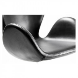DUT 1500122921, sillón bob round cromado en negro