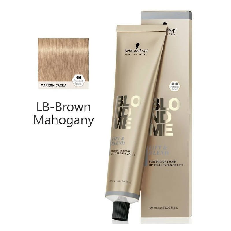 SCF 2865514, Tinte crema Blondme LB-Brown Mahogany 60ml Schwarzkopf