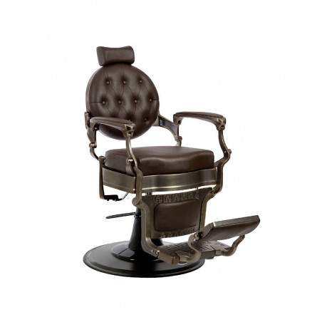 sillon barbero buzz bronze, sillones de peluqueria de caballeros