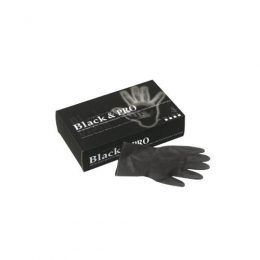 guantes negros black & pro 20 pz talla xl